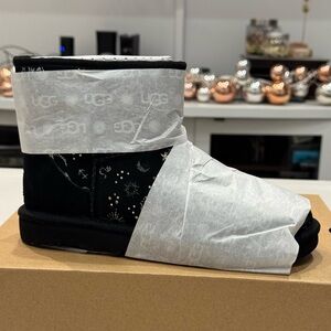 UGG Black Glitter Boots